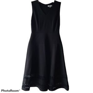 Calvin Klein Black Fit & Flare Dress Size 2